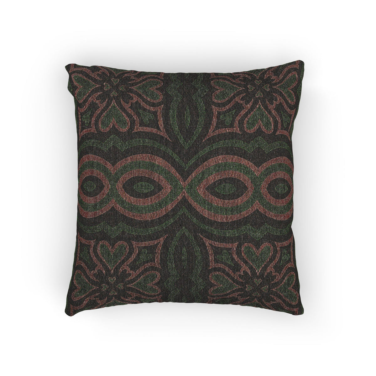 Vintage Boho Geometric Woven Pillow