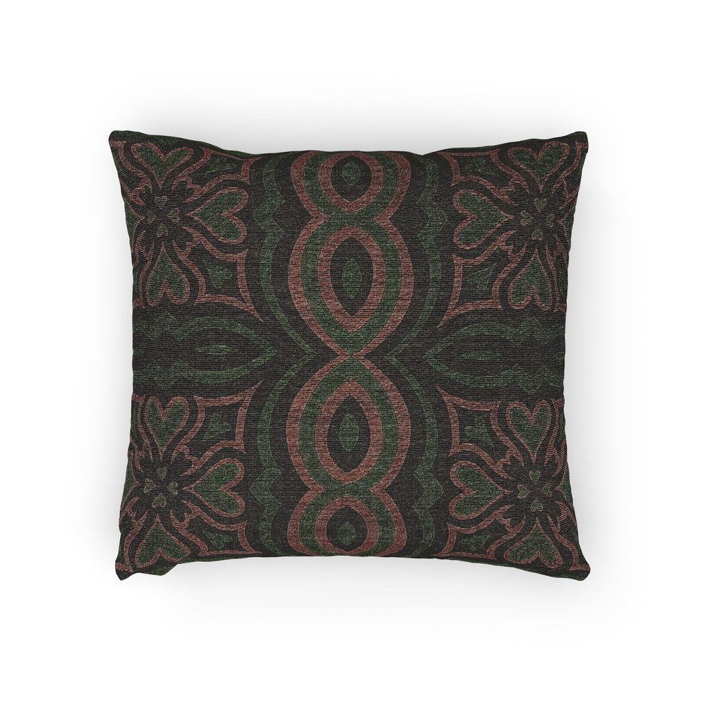 Vintage Boho Geometric Woven Pillow