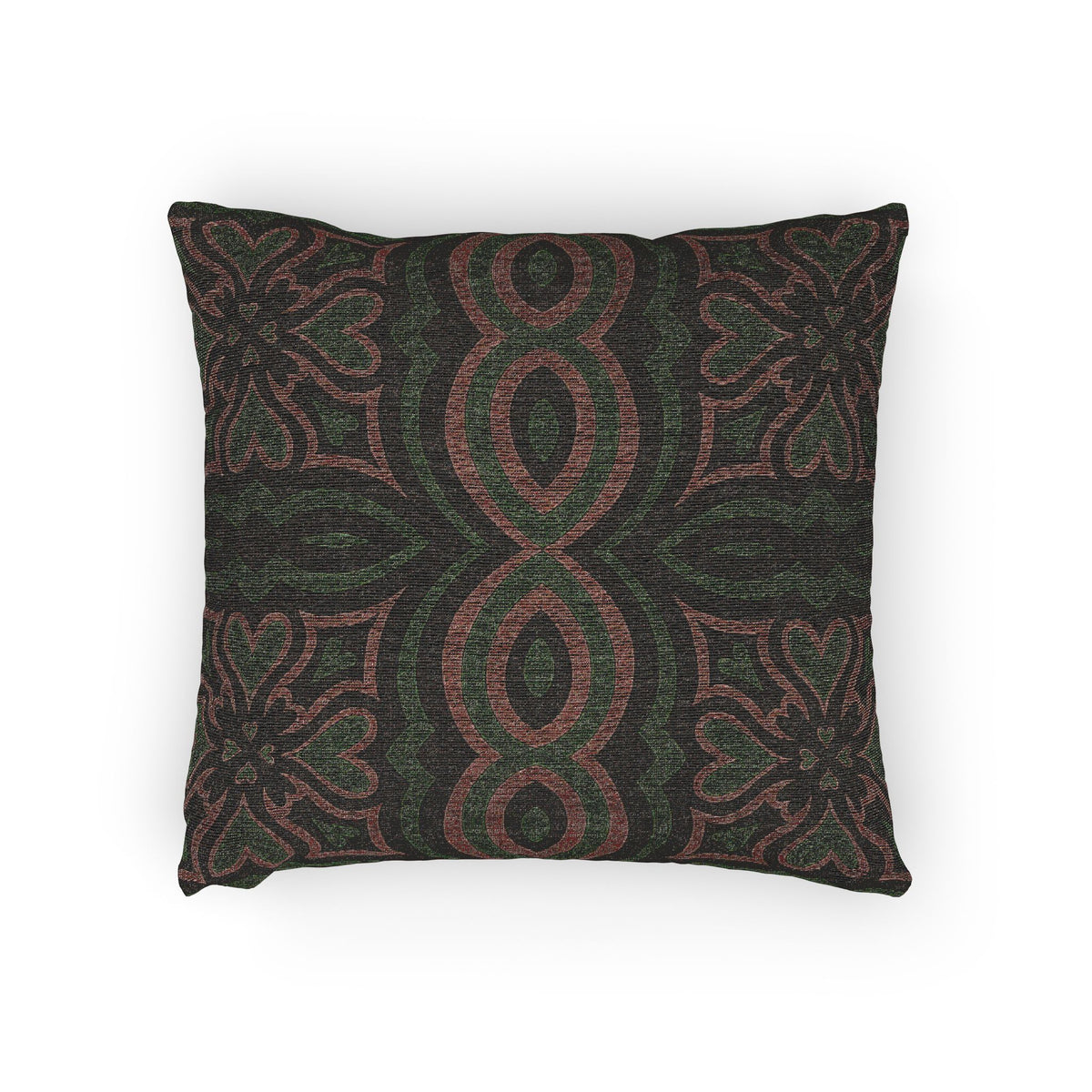 Vintage Boho Geometric Woven Pillow