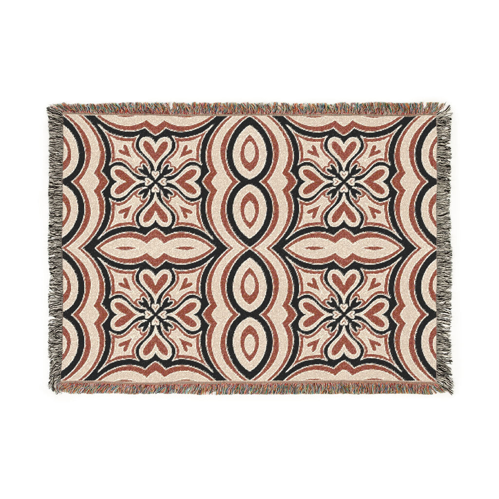 Vintage Geometric Woven Blanket