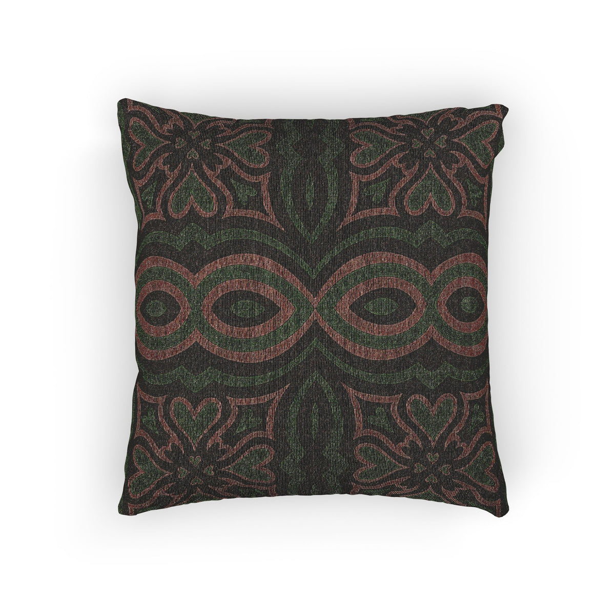 Vintage Boho Geometric Woven Pillow