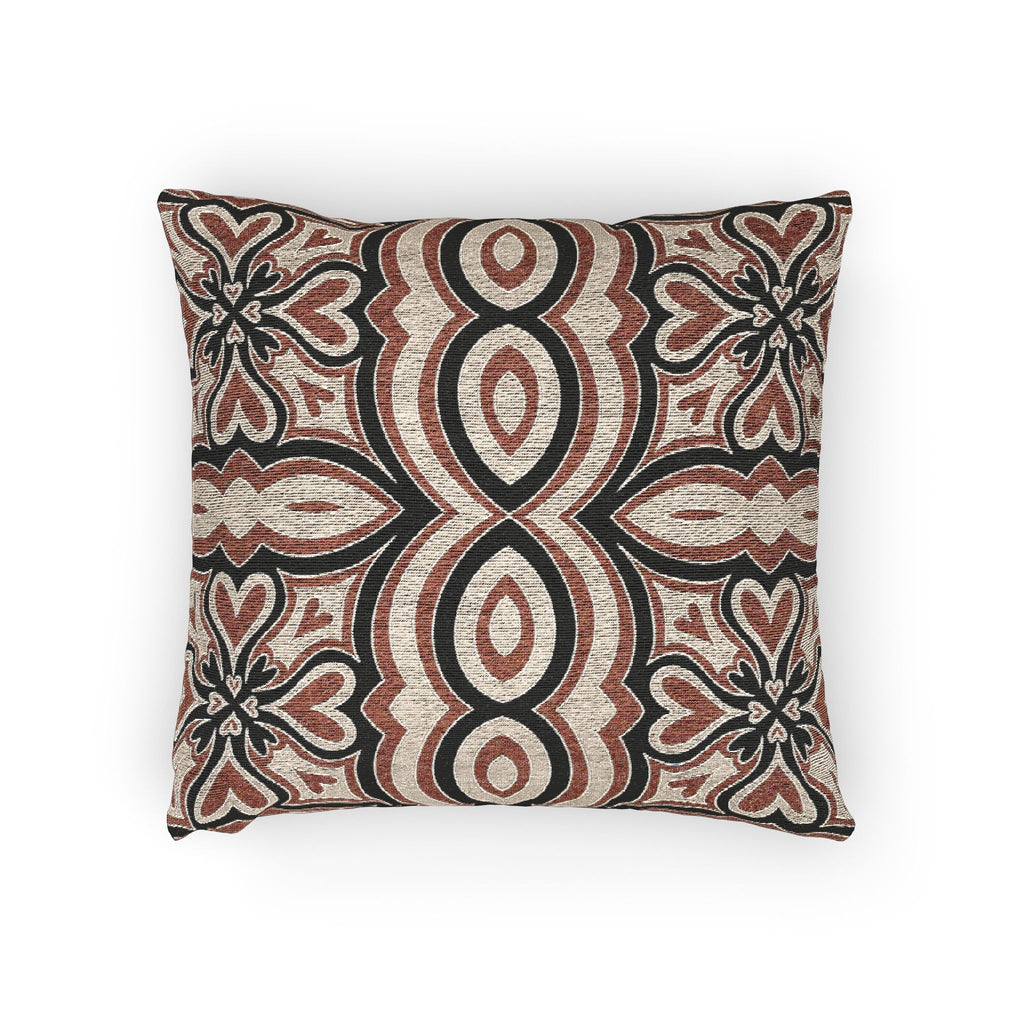Boho Geometric Woven Pillow