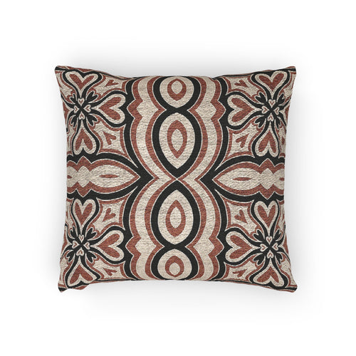 Boho Geometric Woven Pillow