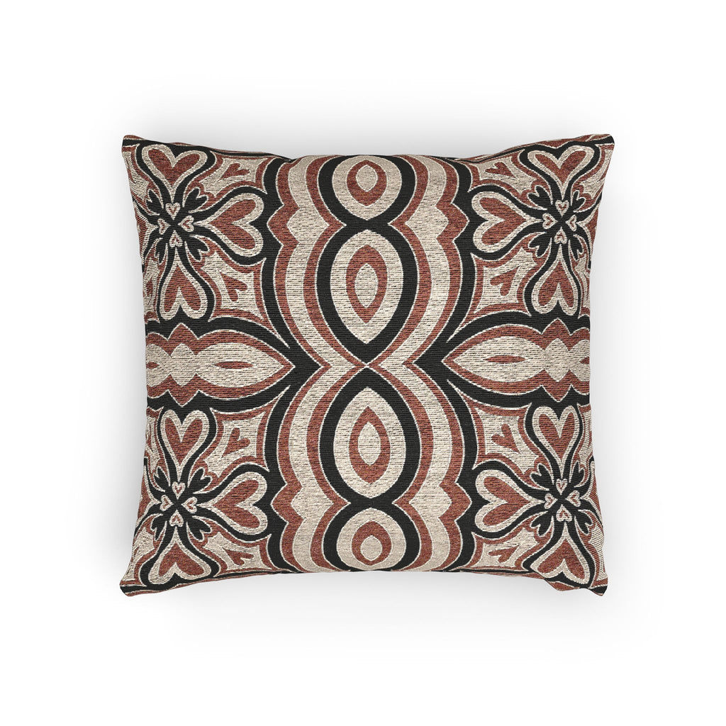 Boho Geometric Woven Pillow