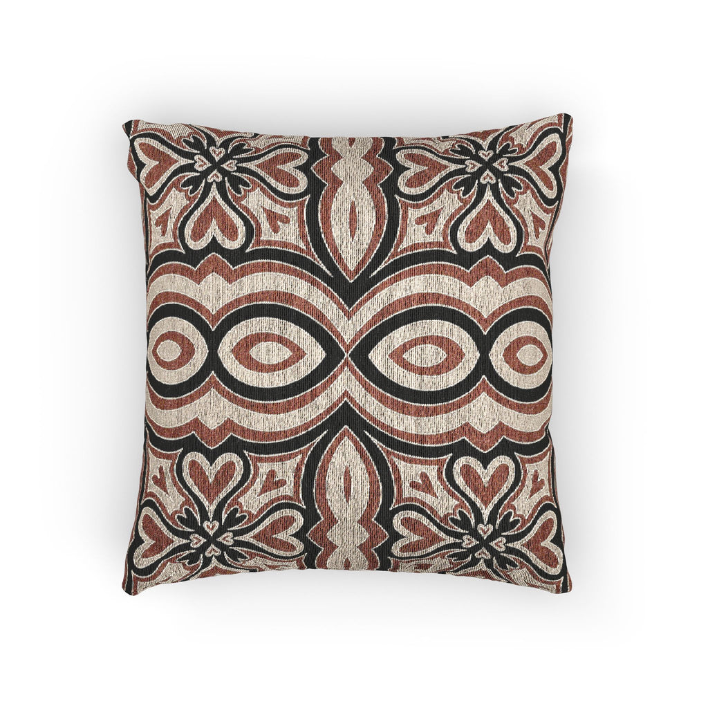 Boho Geometric Woven Pillow