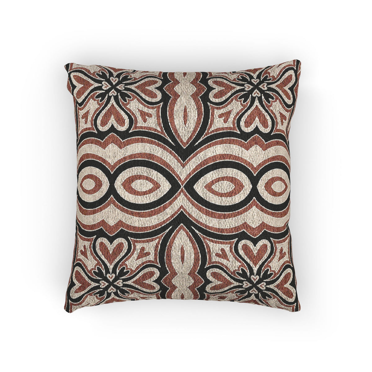 Boho Geometric Woven Pillow