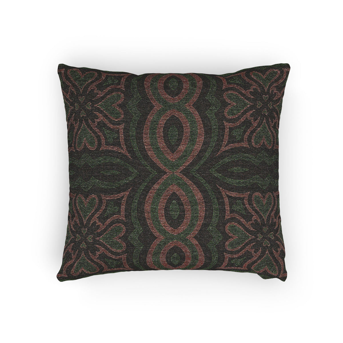 Vintage Boho Geometric Woven Pillow
