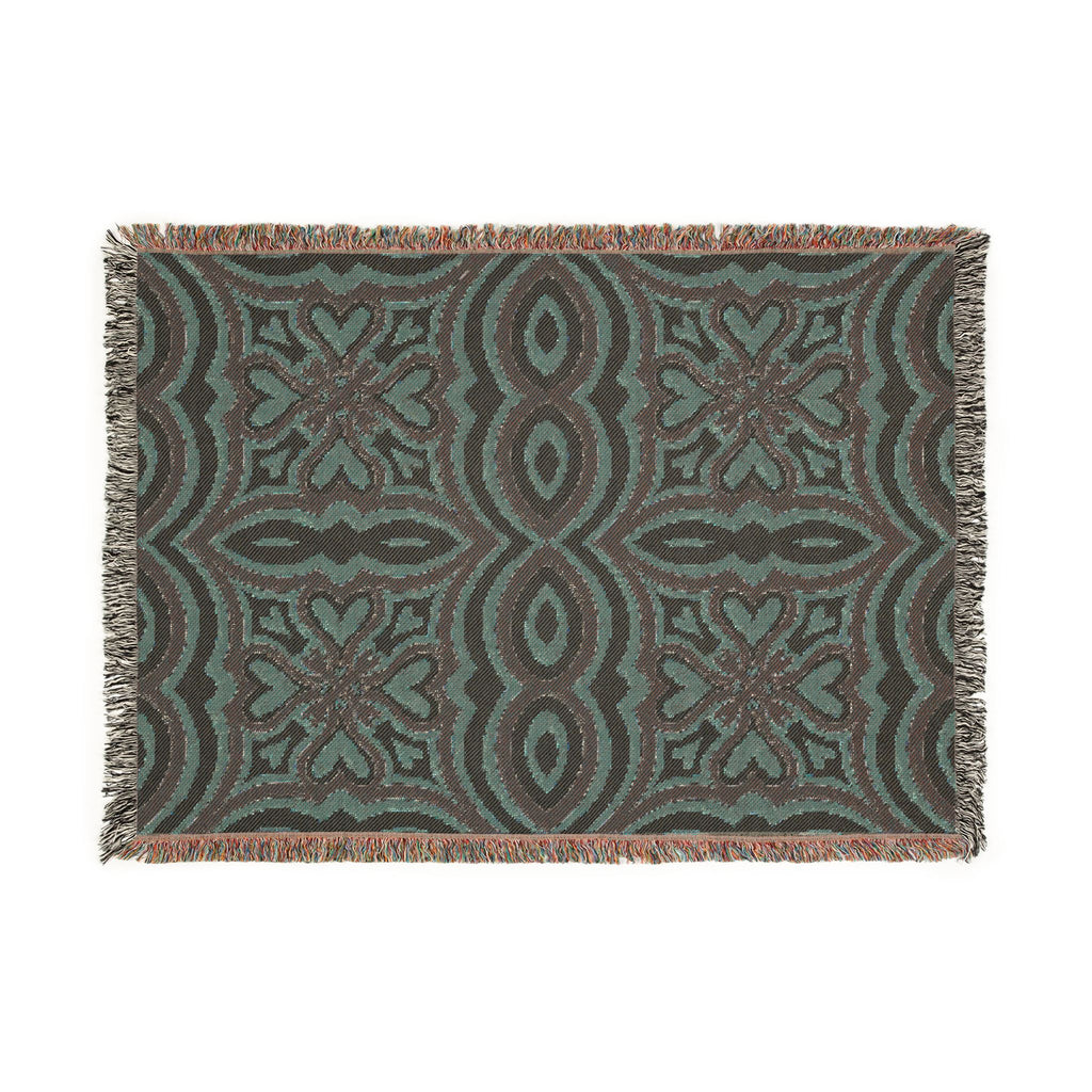 Vintage Geometric Woven Blanket