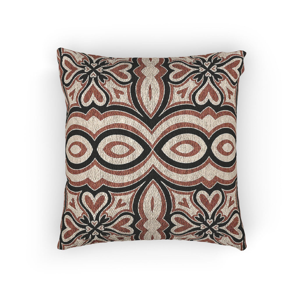 Boho Geometric Woven Pillow