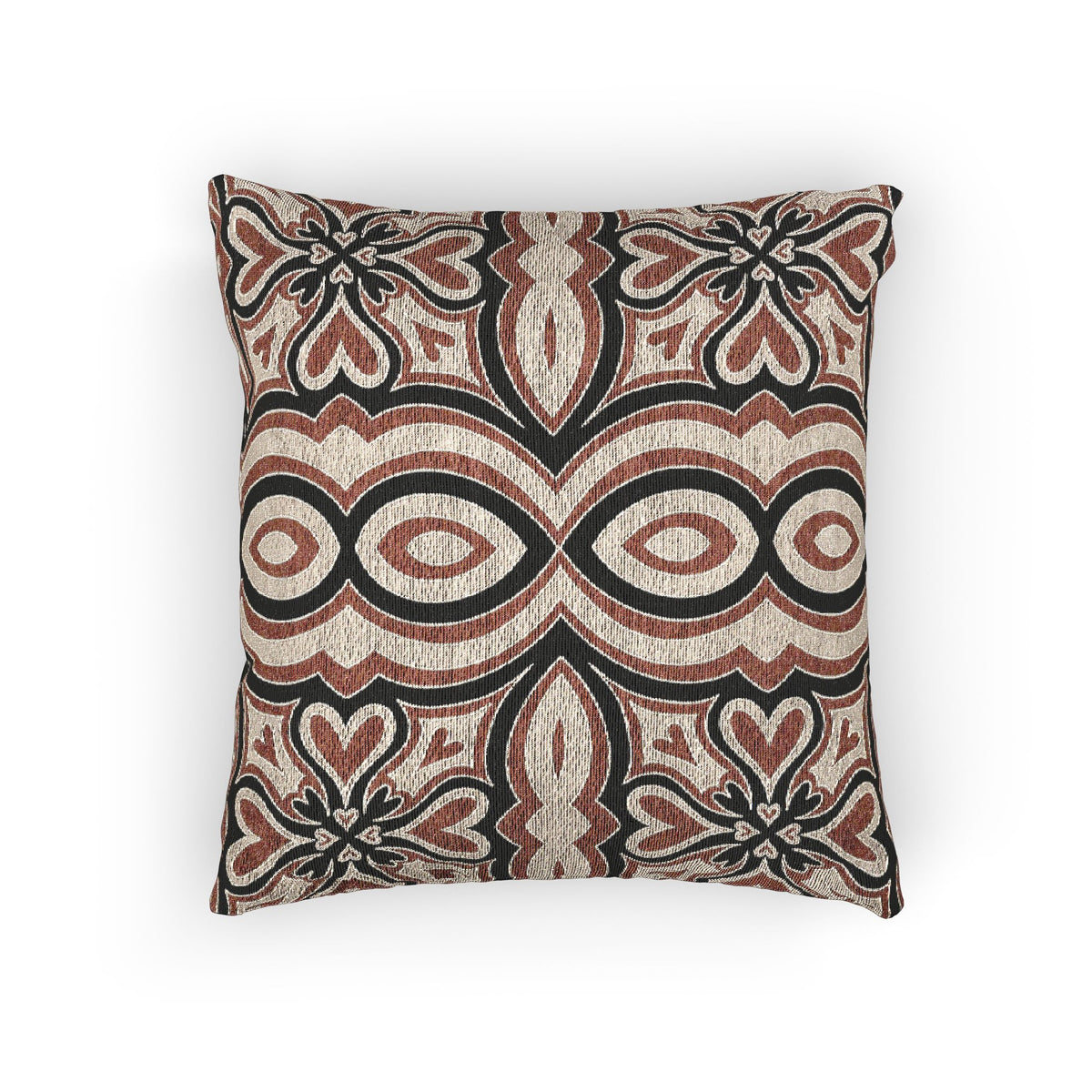 Boho Geometric Woven Pillow